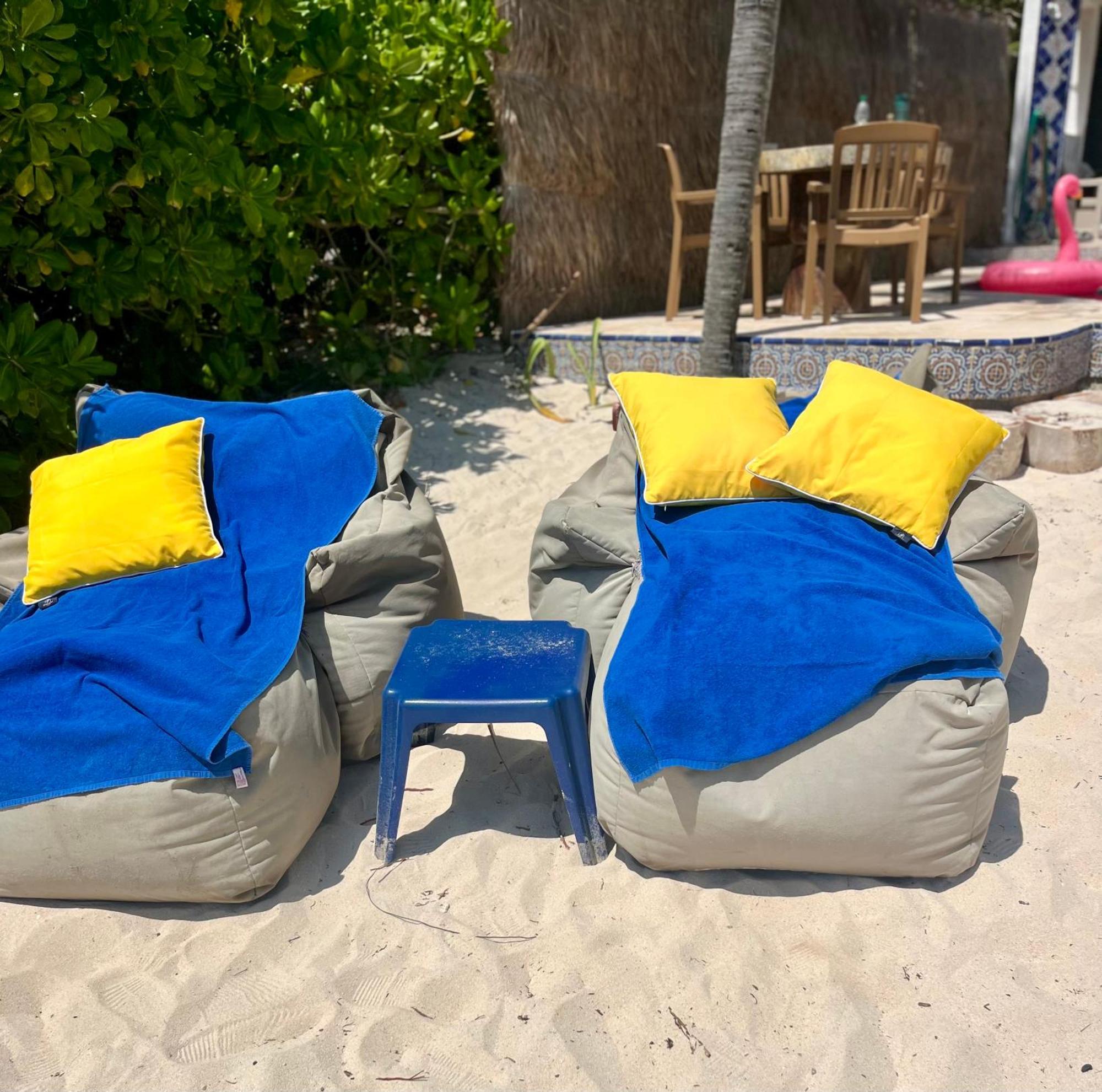 Beachfront Hammock Heaven Akumal Esterno foto